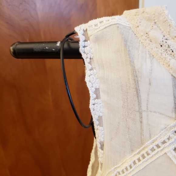 Free People One Angel Dress Lace Open Back Distressed Dress/Tunic - Picture 5 of 14